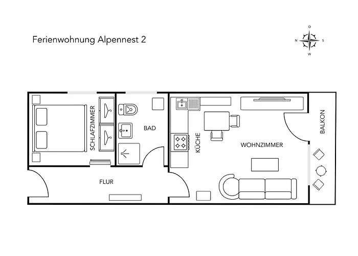 Appartement Alpentraum - Alpennest 1 Und Alpennest 2