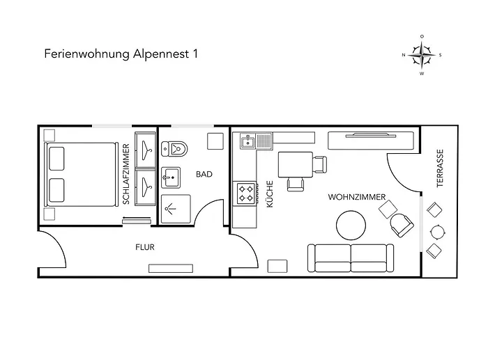 Apartment Alpentraum - Alpennest 1 Und Alpennest 2 Oberstdorf